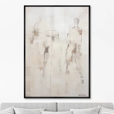 Постер на холсте Hockey players 75X105 CM 6