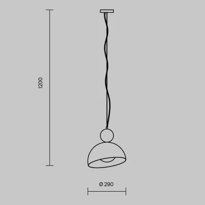 Подвесной светильник Bowl 29X29X35 CM 7