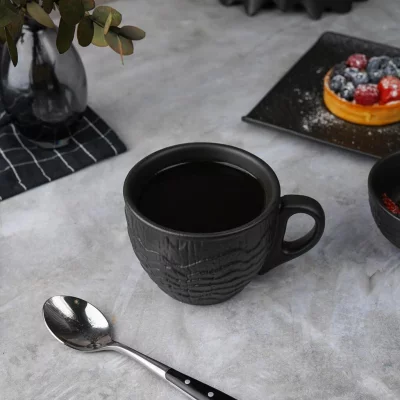 Чайная пара Black Raw Wood 300 ml 6