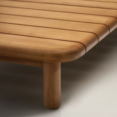 Журнальный столик из тика Turqueta 140X70X23 CM 4