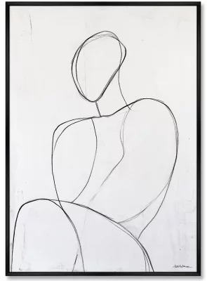 Композиция из двух репродукций картин на холсте Graceful Lines 75X105 / 75X105 CM 3