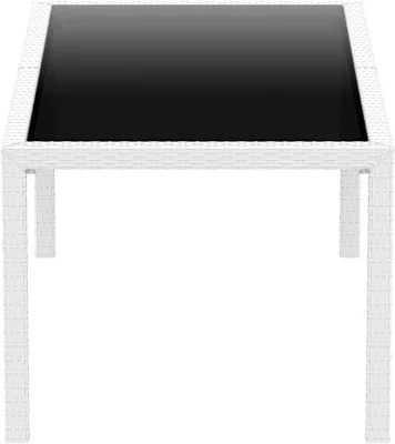 Стол садовый Tahiti 180X94X75 CM белый 3