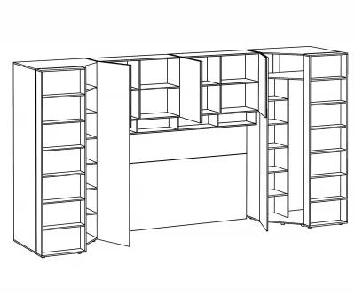 Композиция Modus 79 439X81X233 CM 3