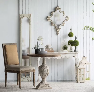 Круглый интерьерный стол Antique 76X76X79 CM 4