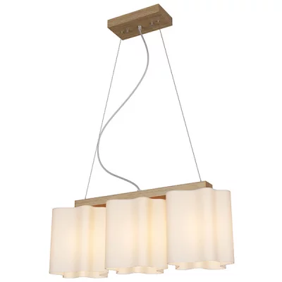 Подвесная люстра Nubi Legno 54X20X40 CM 3