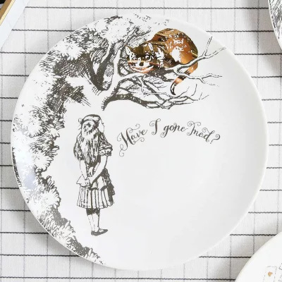 Набор из 4 десертных тарелок Alice in Wonderland Ø21 CM 7
