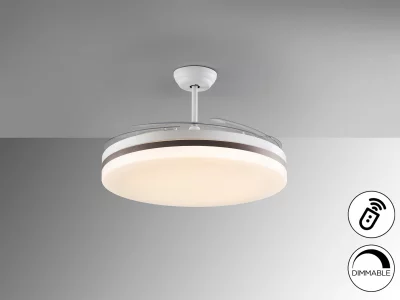 Потолочный вентилятор со светодиодной подсветкой Vento Maxi 80X55 CM 11