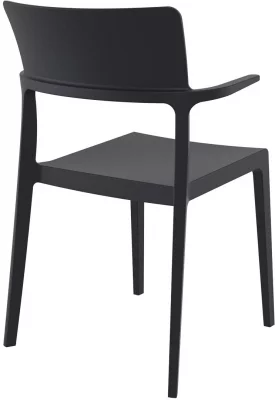 Стул Plus 58X55X84 CM чёрного цвета 3