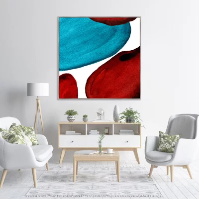 Постер на холсте Forms and colors 105X105 CM 3