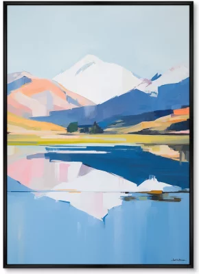 Набор из двух постеров на холсте Landscape collection The Reflection 75X105 / 75X105 CM 3