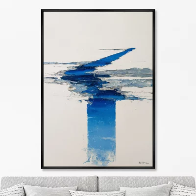 Постер на холсте Geometry of Spring Rivers 75X105 CM 6