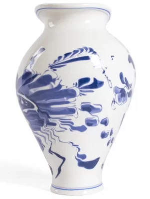 Фарфоровая ваза Floral Delft 20X20X30 CM 5