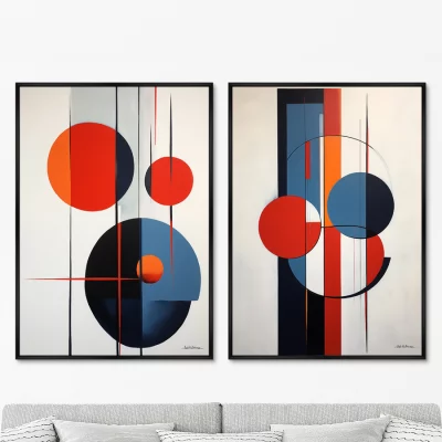 Набор из двух постеров на холсте Monkeys 75X105 / 75X105 CM 8