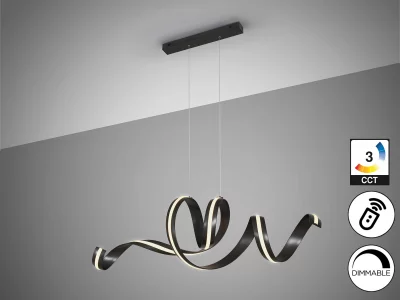 Горизонтальная LED-люстра Amara 150X53X50 CM 6