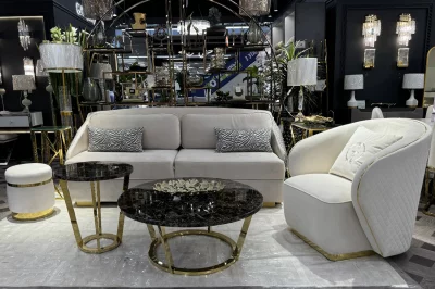 Диван Palazzo 240М трёхместный раскладной бежевый с принтом Colt002+Ana Beg 105X95X240 CM 11