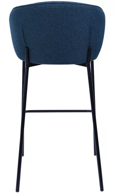 Стул барный Milan 52X54X102 CM тёмно-синий 4