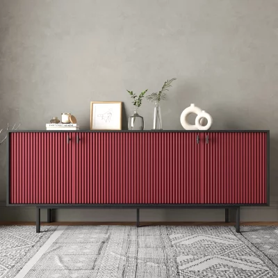 Комод Emerson 190X45X75 CM Red 4