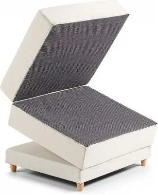 Пуф кровать Kos 70X60-180X45 CM серый 5