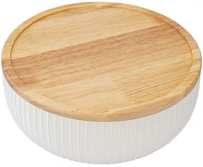 Салатник с бамбуковой крышкой Soft Ripples Ø22 CM 3