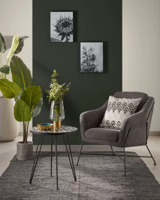 Элегантное кресло Brida 65X73X82 CM серое 6