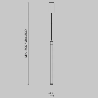 Подвесной светильник Ray 3X3X150 CM 9