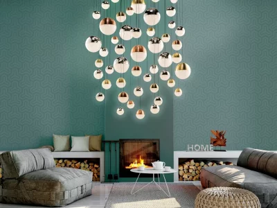 Подвесной светильник Sphere BLUETOOTH цветной 140X200 CM 8