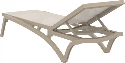 Шезлонг-лежак Pacific 193X68X35 CM бежевый 3