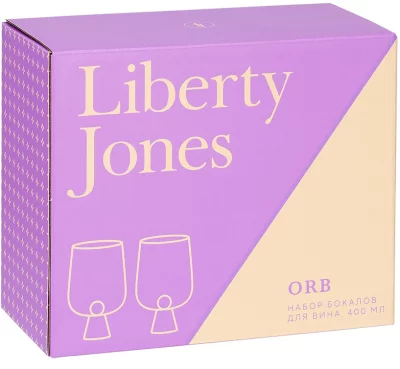 Набор из двух бокалов для вина Orb 400 ml 4