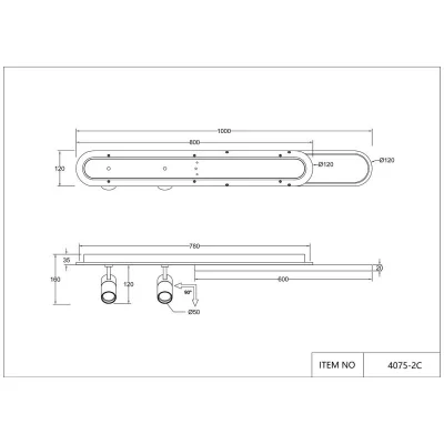 Настенный светильник Planar 3