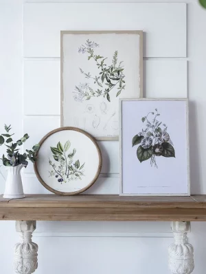 Комплект из четырёх панно Flora Ø50 CM 19