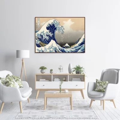 Постер Big wave in Kanagawa 105X75 CM 3
