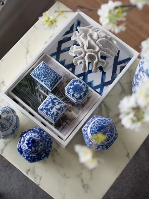 Набор из трёх ваз Bahar 13X13X17 / 11X11X16 / 13X11X15 CM 17