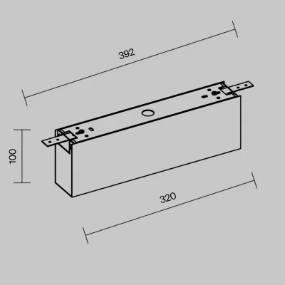 Короб для блока питания Elasity IP 32X6X10 CM 6