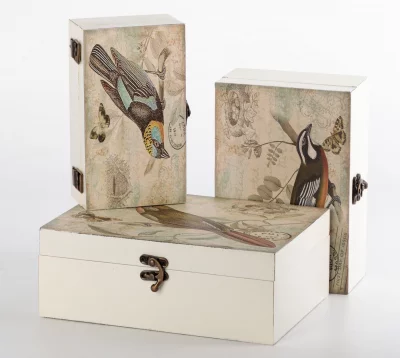 Набор из трёх шкатулок Conall 23X17X9 / 20X15X7 / 18X11X6 CM 10