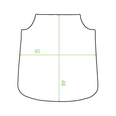 Подушка на стул Саванна пепельная ткань 38X43X3 CM 10
