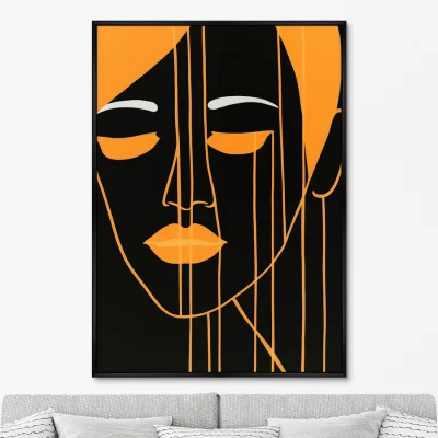 Постер на холсте Through the golden strings 75X105 CM 6