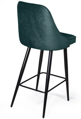 Стул полубарный Berg 47X50X99 CM зелёный 4