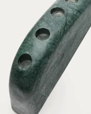 Большой подсвечник из зеленого мрамора Signe 10 CM 4
