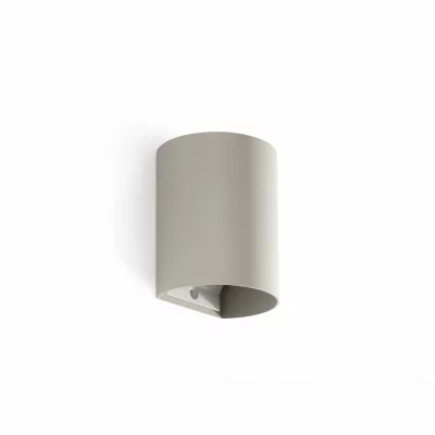 Серый круглый настенный светильник SOLE 10X8X6.5 CM 6