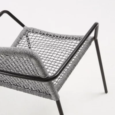Стул с подлокотниками Boomer 60X56X80 CM серый 5
