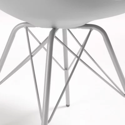 Стильный стул Lars 86X48X56 CM серый 5
