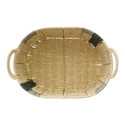 Корзина плетеная овальная bodhran sage из коллекции ethnic, размер m 5