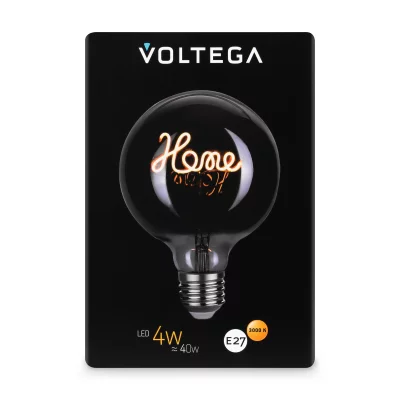 Лампа светодиодная Voltega 271 серия, коллекция Сети.Лампы, дымчатая, 4Вт, 3000K 6