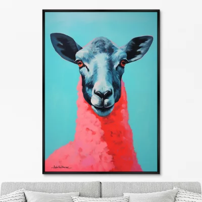 Постер на холсте The Sheep 75X105 CM 6