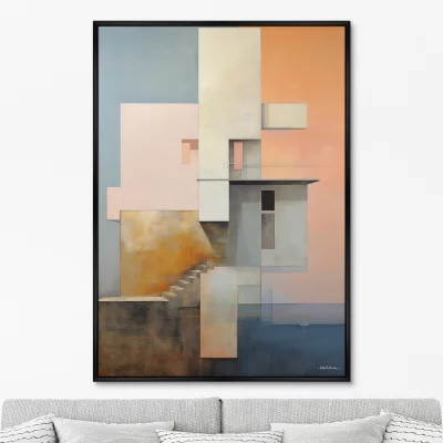 Постер на холсте Buildings 75X105 CM 6