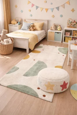Хлопковый ковёр Plants 70X120 CM 5