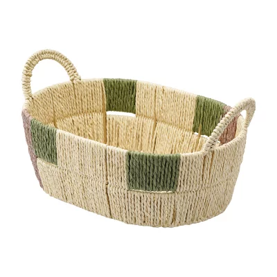 Корзина плетеная овальная bodhran nature из коллекции ethnic, размер l 3