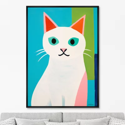 Постер на холсте And in her eyes is the question 75X105 CM 6