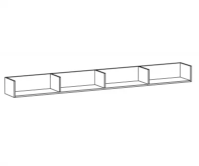 Полка Modus 237.2X27.6X19.3 CM 3