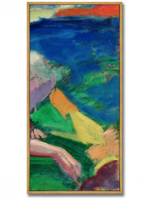 Репродукция картиныиз 3-х частей Naked woman posing sensually 52X105 / 52X105 / 52X105 CM 5